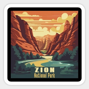 Zion National Park Sticker